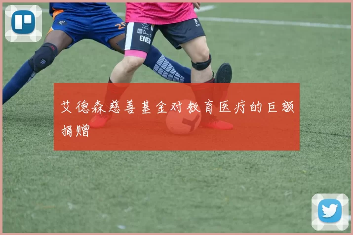 艾德森慈善基金对教育医疗的巨额捐赠